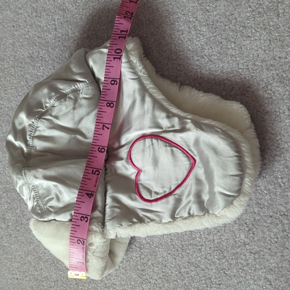 Silver Heart Aviator Winter Hat Toque - Picture 4 of 4